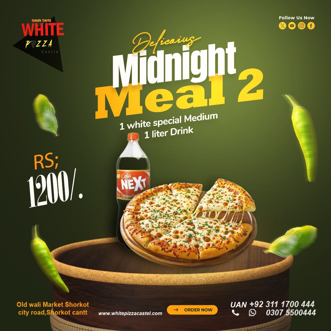 1 White Special Medium Midnight Deal